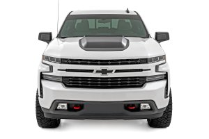 Chevrolet Silverado 1500 Hood Scoop - Rough Country - Rough Country - Matte Black - '19-'24 Chevrolet Silverado 1500 Hood Scoop - Rough Country - Rough Country - Matte Black - '19-'24